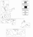 Camshaft Crankshaft Cylinder Piston Group Diagram and Parts List for 12T412-0110-F8  Briggs and Stratton Engine